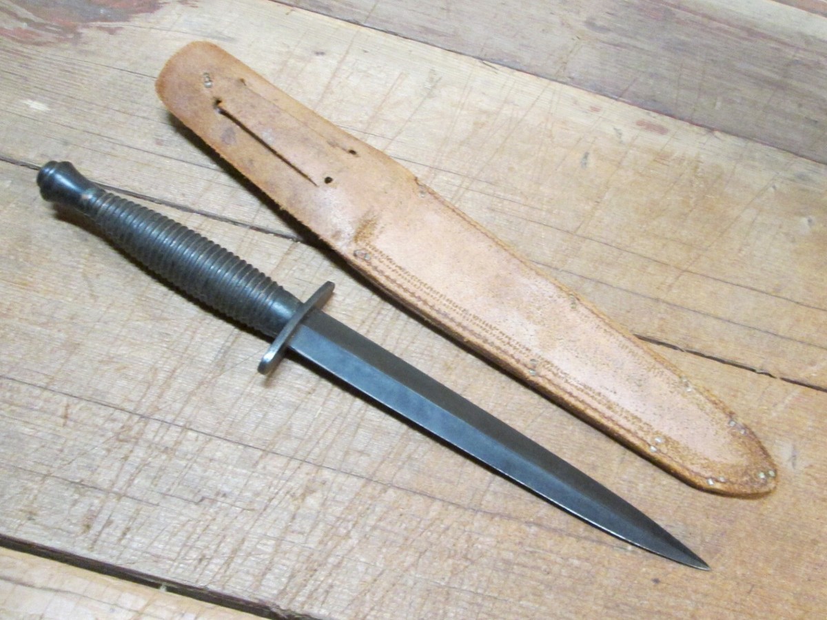 WW II FAIRBORN SYKES BRITISH DAGGER Late War Type 3 in