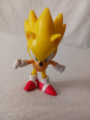 Sega Jakks Sonic The Hedgehog 3'' Classic Super Sonic Action Figure