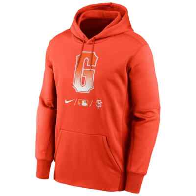 Nike Men's San Francisco Giants Orange 2021 City Connect Therma-FIT Hoodie  XL