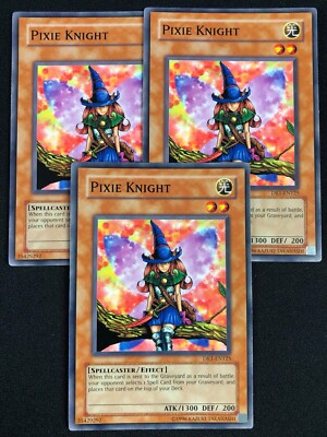 YUGIOH PIXIE KNIGHT DR1-EN125 COMMON X3 (NM)