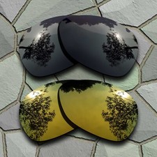 US Grey Black Golden Lenses Replacement For-Oakley Feedback Polarized