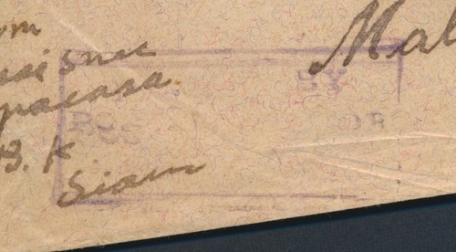 1918 SIAM THAILAND COVER TO SEREMBAN MALAYA, PENANG & STRAITS CENSOR SEALS B1AG2 - Picture 10 of 24