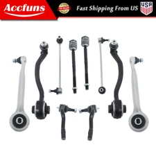 Front Suspension Kit Tie Rod End Sway Bar Link For Mercedes Benz C320 C230 10Pc