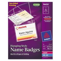 Avery Neck Hang Badge Holder W/laser/inkjet Insert Top Load 3h X 4w White 100/bx on sale Avery Neck Hang Badge Holder W/laser/inkjet Insert Top Load 3h X 4w White 100/bx on sale