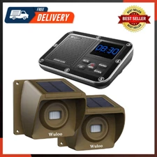 Solar Driveway Alarm Wireless outside 1800Ft Range Outdoor Motion Sensor