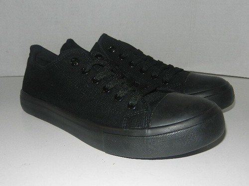 Pierre Dumas Logan Low Top Lace Up Sneakers Black Womens 10 - Picture 3 of 7