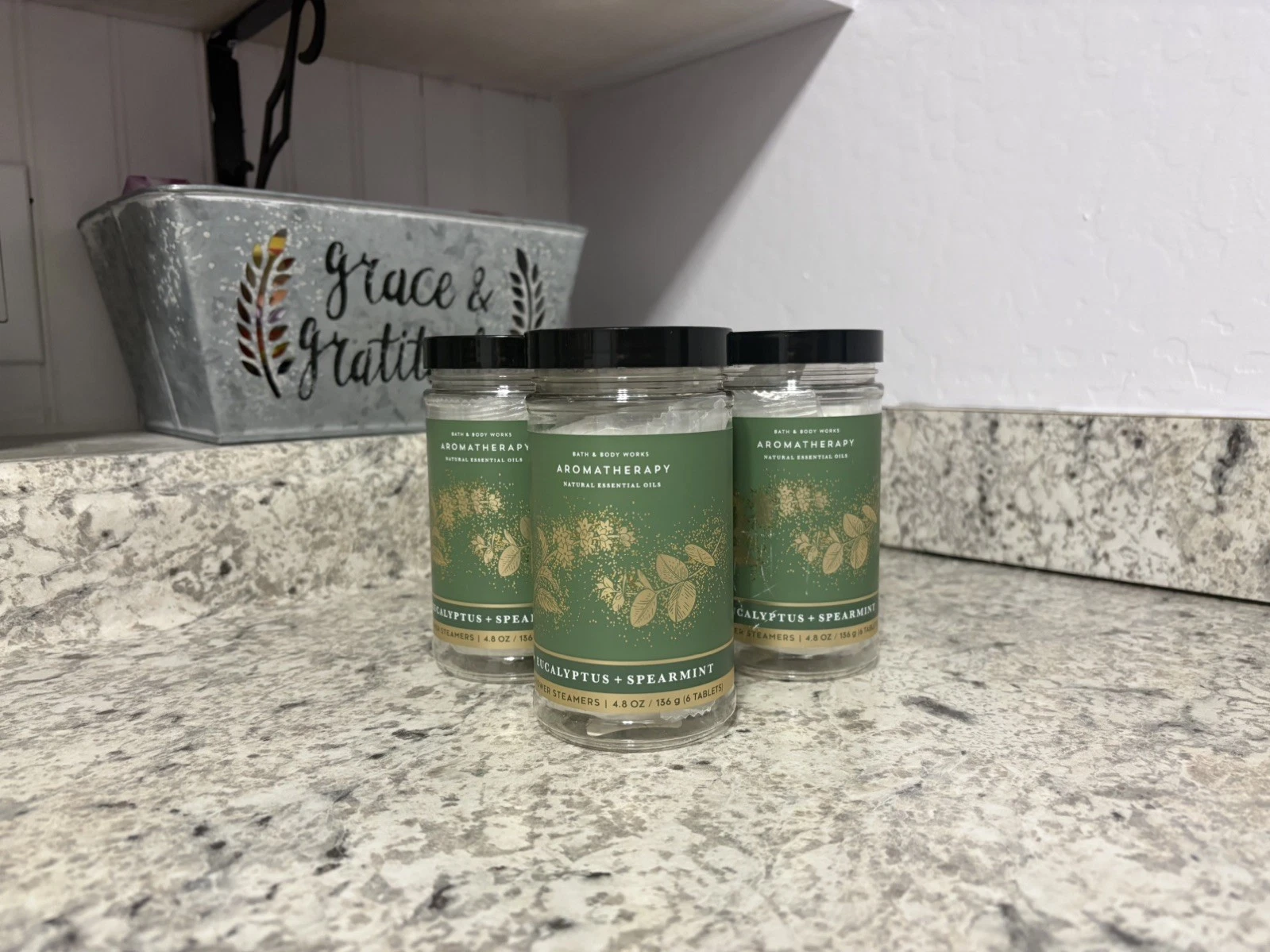 Set of 4 - Bath & Body Works Aromatherapy Eucalyptus Spearmint Shower Steamers