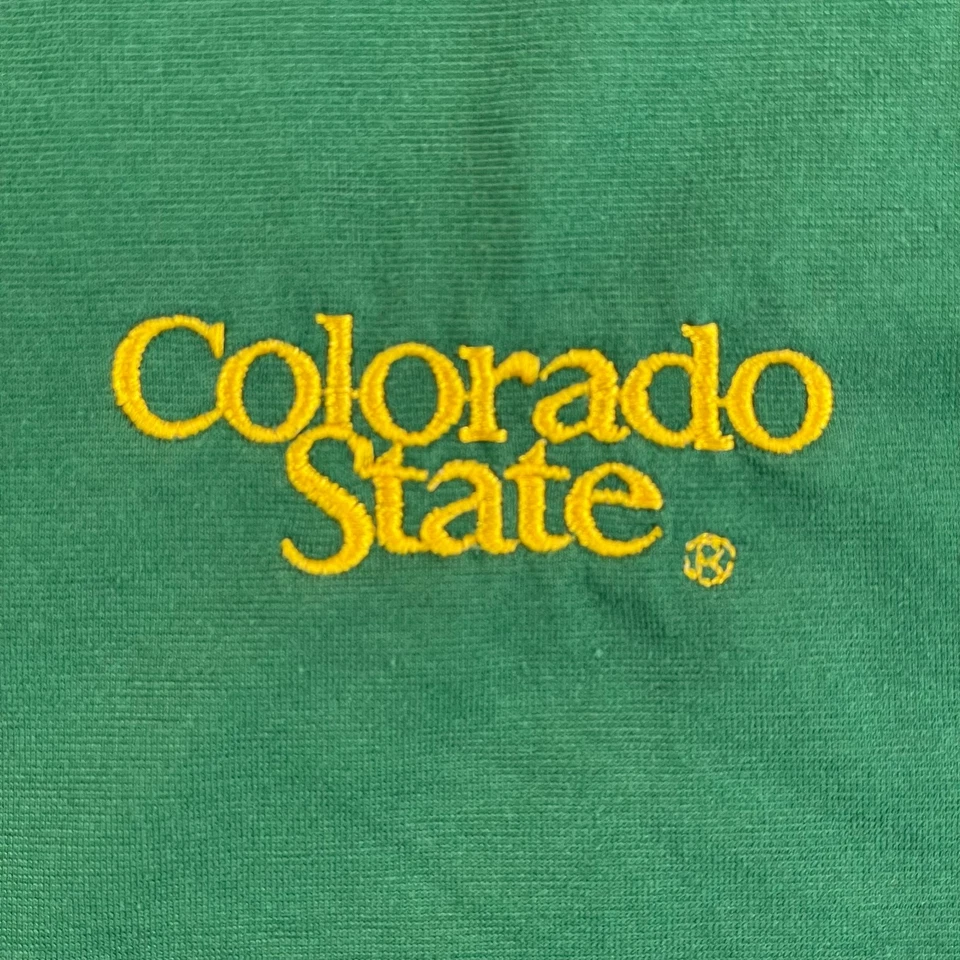 Vintage Colorado State Rams x Antigua Polo Shirt Men XL Green Logo Football Golf - Image 4 of 4