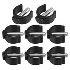  8 Pcs Erhöhter Toilettensitz Toilettenhilfsschienen Ersatzklammern
