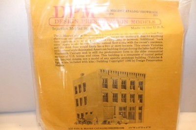 DPM (DESIGN PRESERVATION MODELS) HO SCALE B. MOORE CATALOG/ SHOWROOM #104