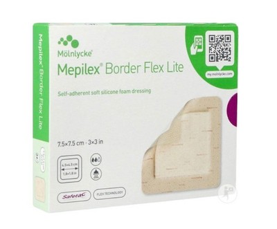 Mepilex Border Flex Lite 7,5x7,5cm 5 Stück