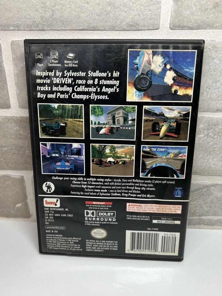 Driven - Nintendo GameCube, 2002 - No Manual - Image 3 of 4