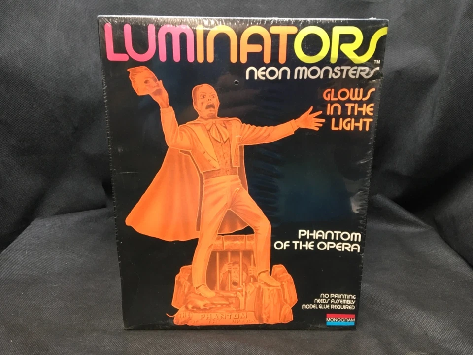 VINTAGE ALL NIB! (Set of 3) Luminators Neon Monsters Model Kits [Monogram 1992] - Image 2 of 4