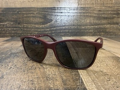 Ray-Ban RB4330 Maroon Red Chromance FRAMES ONLY Glasses Made In Italy