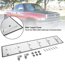 Billet Tappet Cover KIT For Cummins 5.9L 12v 24v 1989 1990-1999 2000 2001 2002