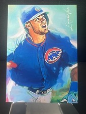 2015 Edward Vela Limited Edition Sketch Card /5 KRIS BRYANT #3 - Rookie RC Cubs. rookie card picture