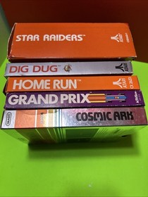 Atari 2600 Video Game Console  with Boxed Games-tested Works