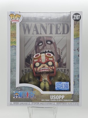 Funko Special Edition Pop Usopp #2107 Wanted Poster One Piece Animation Vinyl