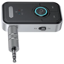 USB Wireless Bluetooth 5.3 Transmitter Receiver 2in1 Audio Adapter 3.5mm Aux Car