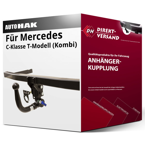 für Mercedes C T-Modell Typ S203 (Auto Hak) AnhäNgerkupplung Vertikal Abnehmbar-image