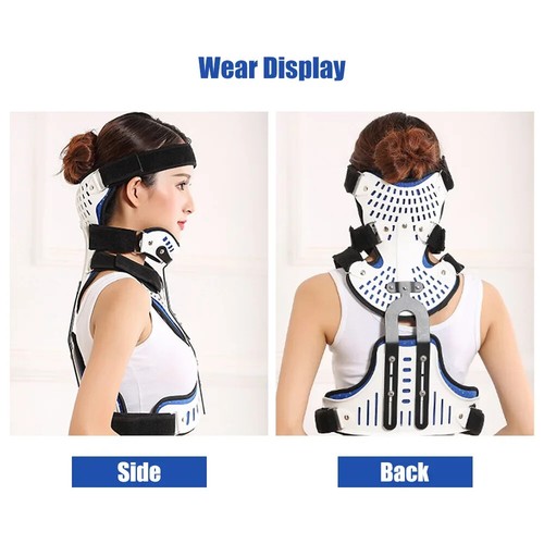 Breathable Adjustable Posture Cervical Thoracic Spine Fixed Orthosis Brace - Picture 4 of 24