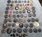 70 Vintage Antique Horn Buttons — photo 1