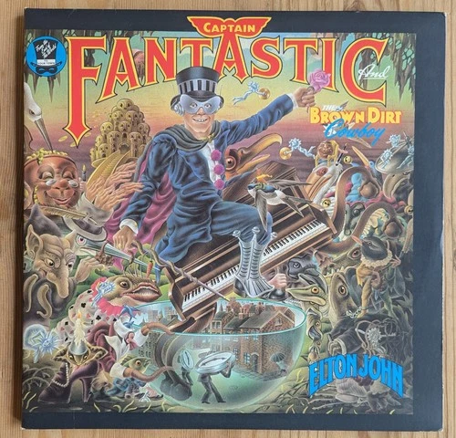 Elton John - Captain Fantastic ORIG PICKNEYVILLE PRESS W/POSTER, BOOKS, INS, NM