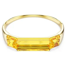 Swarovski Crystal Lucent Bangle, Yellow, Gold Tone Plated 5708778