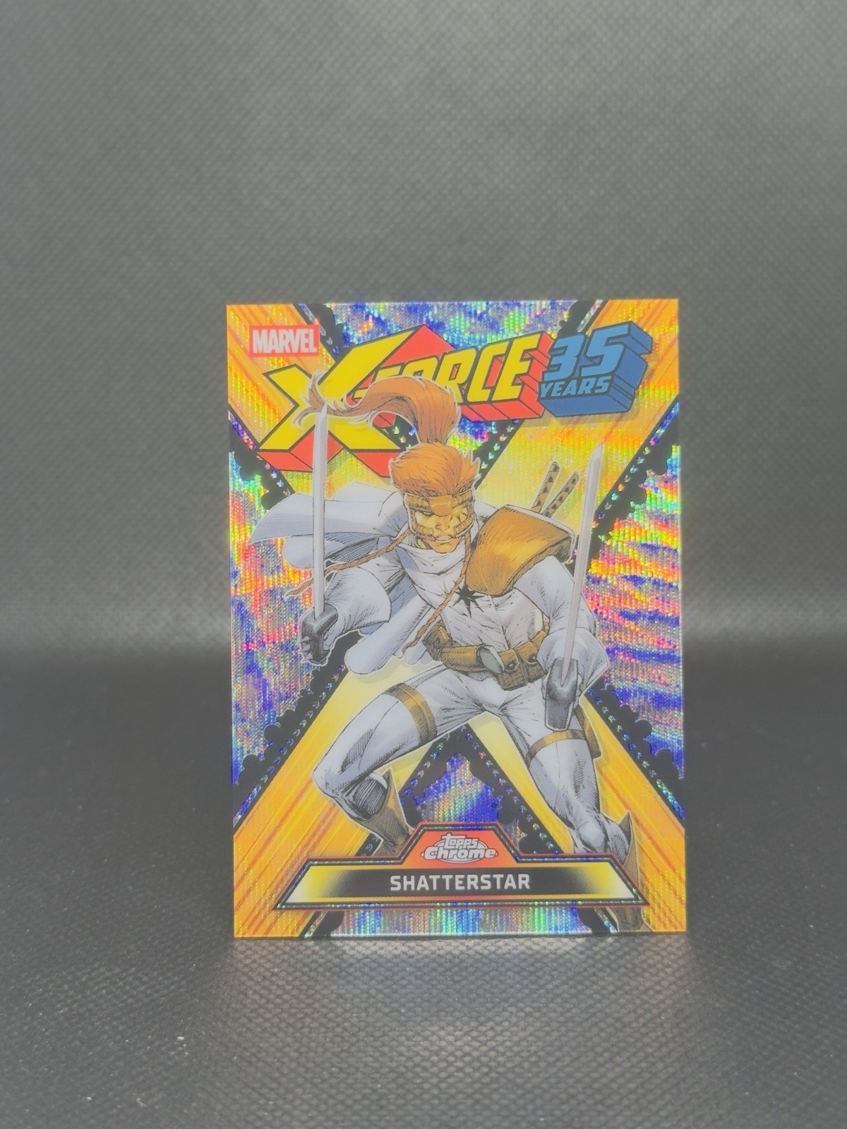 2026 Topps Chrome Marvel Comics Shatterstar Xforce 35th Anniversary Insert XF-08