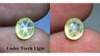 2.15 Ct 7.5x6.6 MM Yellow Sapphire Star 6 Rays Lab Created Corundum VDO YS10350