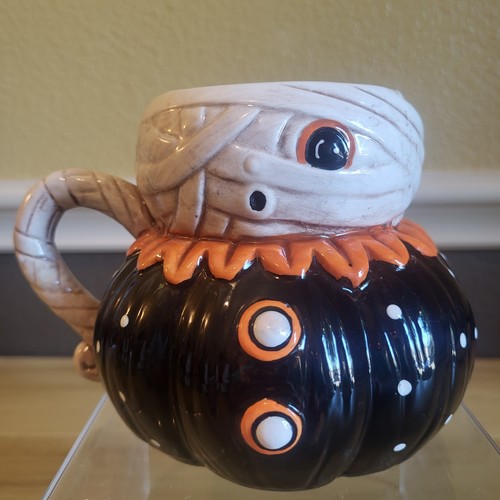 Tazza zucca nera Johanna Parker mamma Peeps collezione Halloween stile retrò - Foto 13 di 13