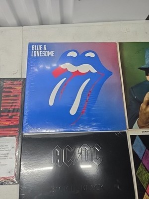 6 New AC/DC Vinyl LPs: GunsN ROSES, Blue&Lonesom, Back In Black, 2pcs F. Senatra