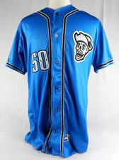 2024 Las Vegas Aviators Kade Morris #50 Game Used Blue Jersey Copa Diversion 5