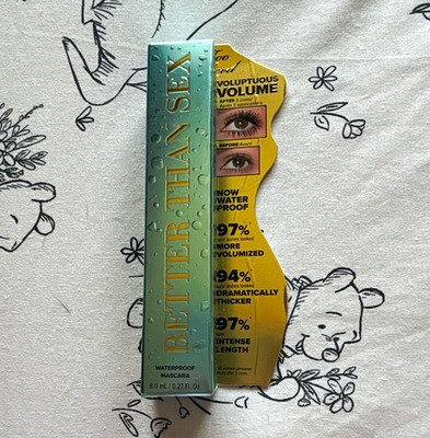 Too Faced Better Than Sex wasserfeste Wimperntusche brandneu 