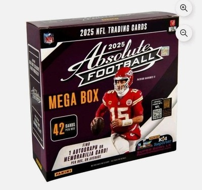 2025 Panini Absolute Football Factory Sealed Mega Box New - FREE SHIPPING *