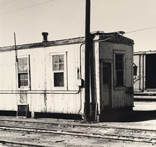 Santa Fe Railway ATSF "B" Yard Car Inspectors Shanty 1971 Photo 8x10 Charles Cox