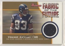 2005 Bowman Fabric of the Future Gold 45/100 Vincent Jackson #VJ 0v0