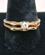 14kt Gelbgold Diamant Ring