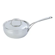 ZWILLING 3.5 qt Conic Sauté Pan/Saucier With Lid, 18/10 Stainless Steel