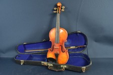 3/4 Vintage Suzuki Violin No.8 Made in Japan 1965 with Bow  Case, Sold as-is