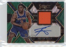 2022 Panini Select Rookie Jersey Green Wave Prizm 23/25 Trevor Keels Auto 0eq8
