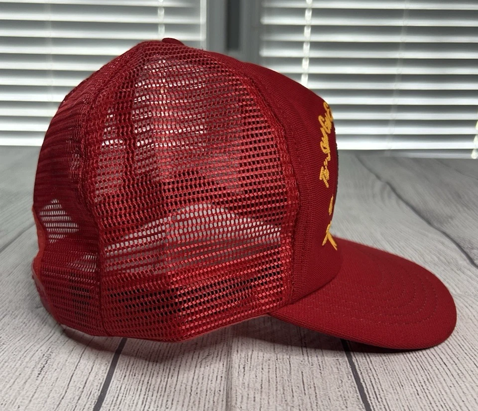 Gorra de camionero vintage Tri-State de motor de gasolina y tractor Assoc Snapback EE. UU. Foto 2 de 4