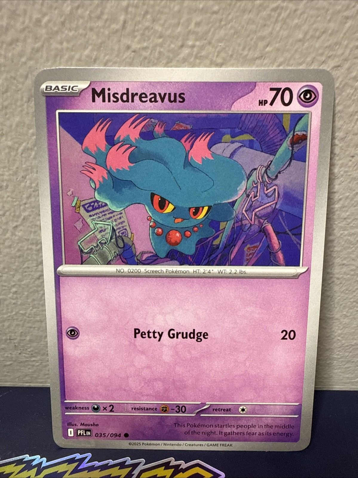 Misdreavus 035/094 Me02: Phantasmal Flames Regular - Pokemon TCG NM