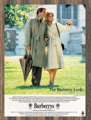 Burberry - Burberrys of London - Reklame Werbeanzeige Original-Werbung 1984 (5)