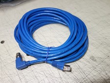 M12 8-Pin A Code to RJ45 Ethernet Cable for Cognex Industrial Camera 25ft  NEW