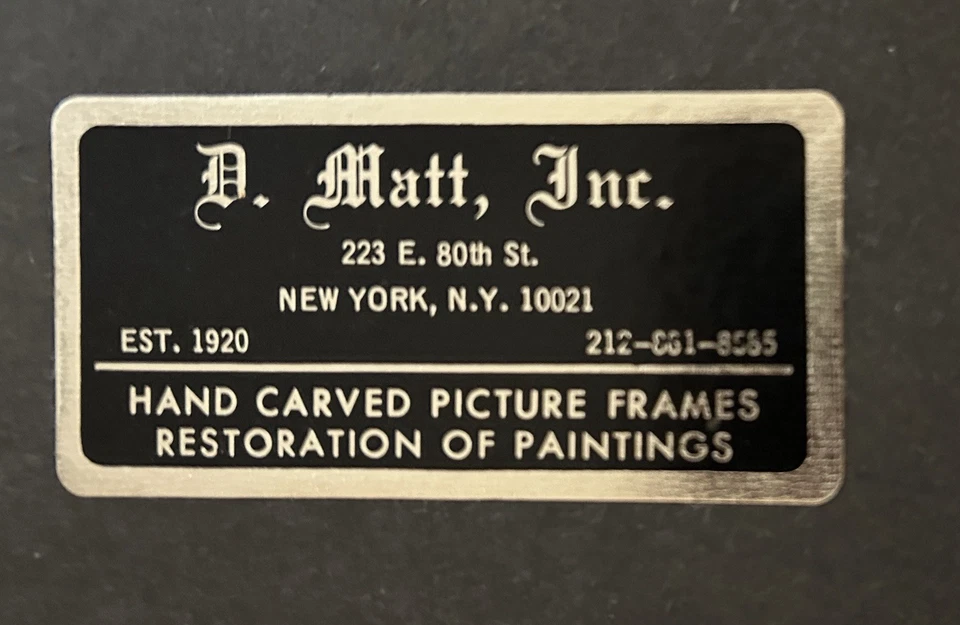 Hombre con tarjetas y piedra carbón John Grabach 13x11,5 enmarcado/mate bajo vidrio Foto 3 de 4