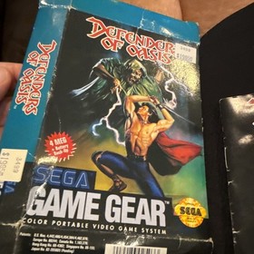 Defenders of Oasis Sega Game Gear Box And Manual Only No Game!