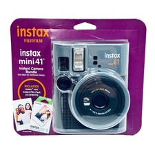 Fujifilm Instax Mini 41 Instant Camera Bundle Gray