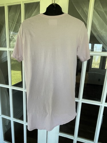 PacSun Scallop Fit Short Sleeve T-Shirt Light Pink Men’s Size Medium - Picture 3 of 6