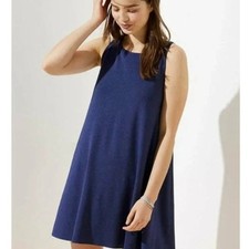 LOFT Sleeveless Shift Dress Medium